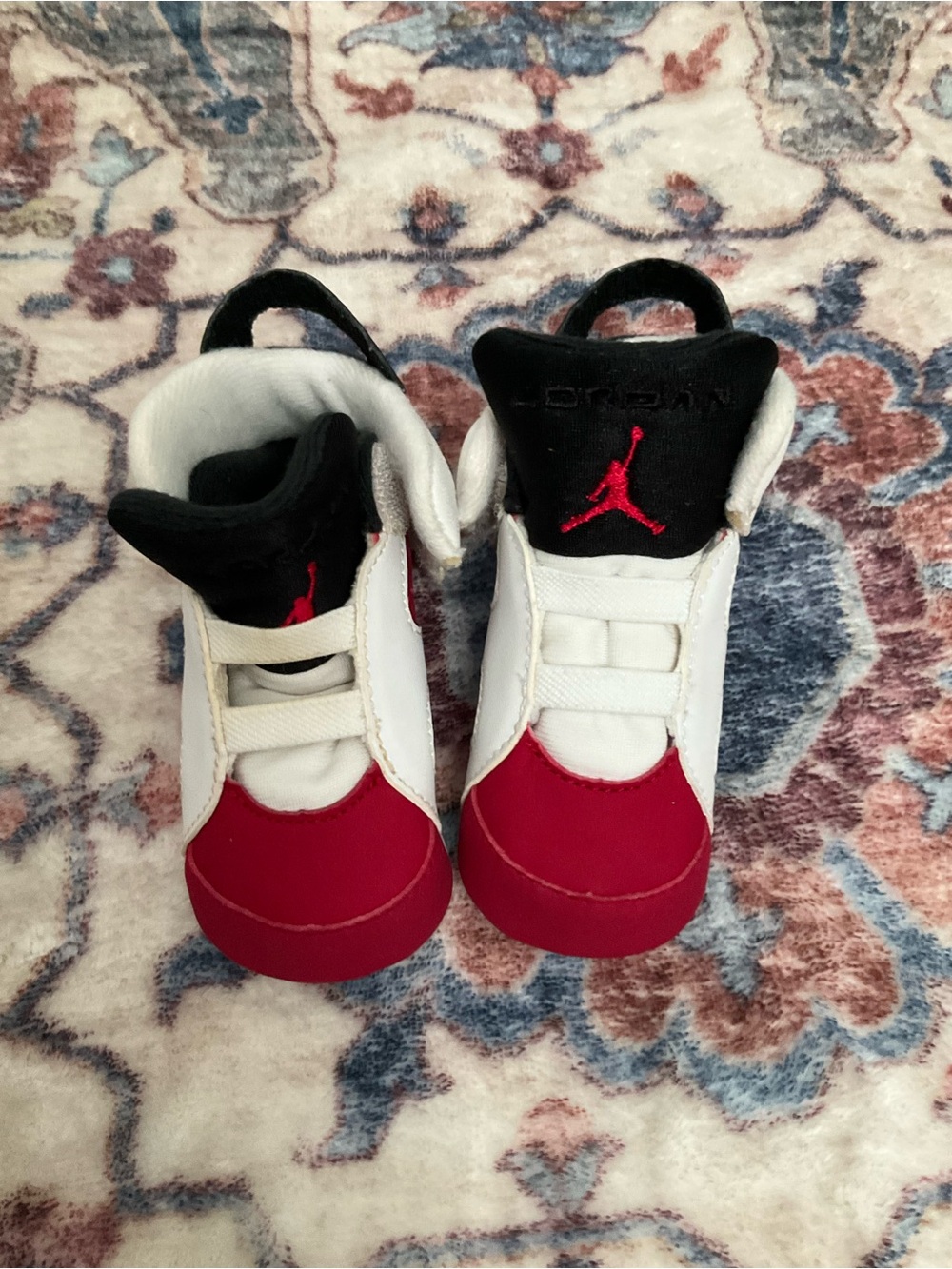 Stop the CUTNESS!!! Nike Air Jordan Baby Shoes Sz 3C Never too young for Jordans